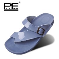 PF pathfinder拖鞋 男 夏季新款休闲夹趾人字拖 头层牛皮沙滩凉拖