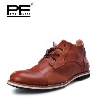 英伦潮流布洛克鞋 时尚雕花镂空男鞋 商务休闲低帮皮鞋