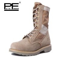 PF 春季沙漠靴 SWAT军靴 男士军警靴 户外工装皮靴