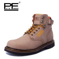 PF 2015时尚户外工装鞋 大头登山鞋 短筒潮流摄影皮靴