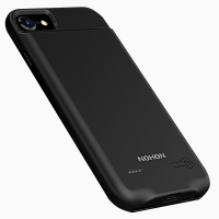 诺希iphone7背夹电池充电宝 苹果6轻薄贴合隐形移动电源 6S应急电池4.7寸黑色