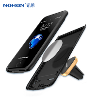 诺希iphone7背夹电池充电宝 苹果6轻薄贴合隐形移动电源 6S应急电池4.7寸黑色