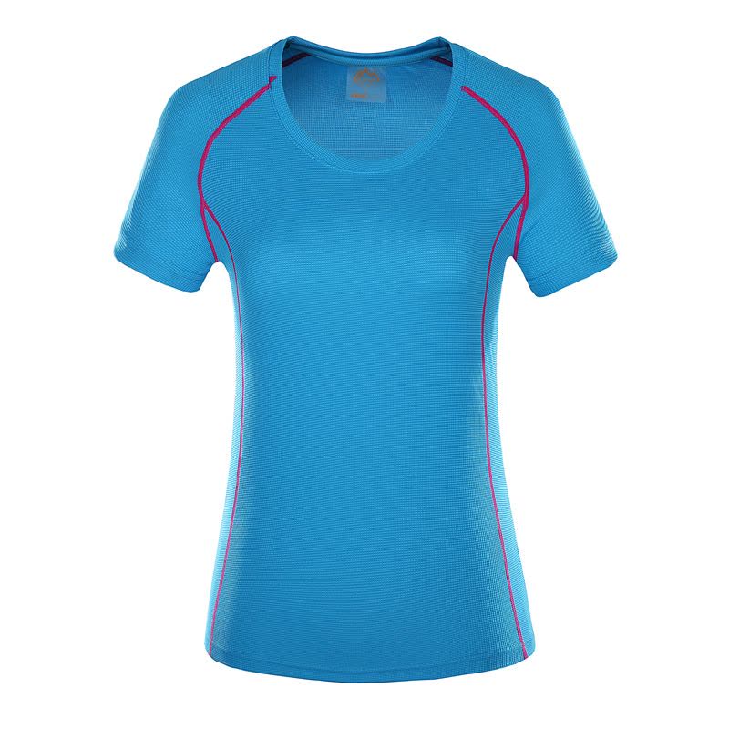 凯仕达男女跑步运动T恤 情侣款舒适透气纯色速干T恤1388图片