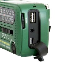 德劲（DEGEN）DE13 三波段老人收音机 应急环保节能多功能双声道外放收音机 手摇发电 应急照明报警