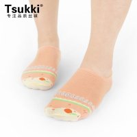 3双装Tsukki可爱甜美萝莉风冰激淋糖果色女式船袜 短袜 袜子BSW2122