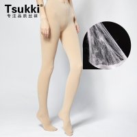Tsukki蛋白丝柔软弹力连裤袜 防勾丝 加档大码 秋季打底袜 丝袜女 PW1507