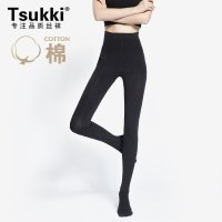 Tsukki生态棉柔软贴身连裤袜 防勾丝 收腹提臀 加档踩脚袜 防起球 TFW1137