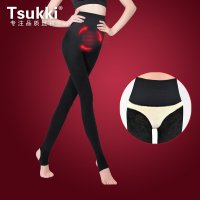 Tsukki打底裤女秋冬加绒加厚保暖裤高腰大码暖宫外穿踩脚裤九分裤