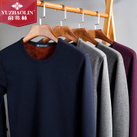 俞兆林保暖内衣男女士加厚加绒一体防寒黄金暖甲青年中老年秋衣秋裤套装 女士黑色 M(160/90)