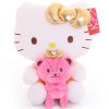 悦达 正版hello kitty公仔抱熊凯蒂猫毛绒玩具kt猫布娃娃玩偶生日礼物5520