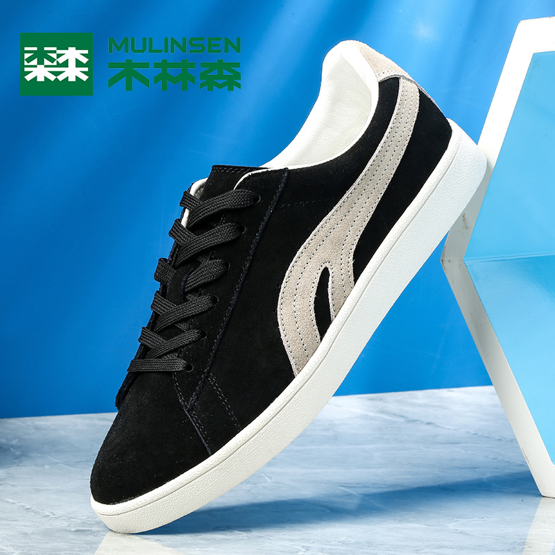 木林森板鞋2017冬季新款潮流情侣鞋日常休闲鞋男士运动鞋韩版男鞋