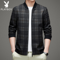 夹克男秋季2021新款韩版休闲百搭外套中年秋装立领棒球服 WLXF18023