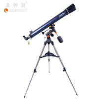 星特朗AstroMaster 90EQ 高清高倍 天地两用折射式正像专业天文望远镜赤道仪式50-100mm