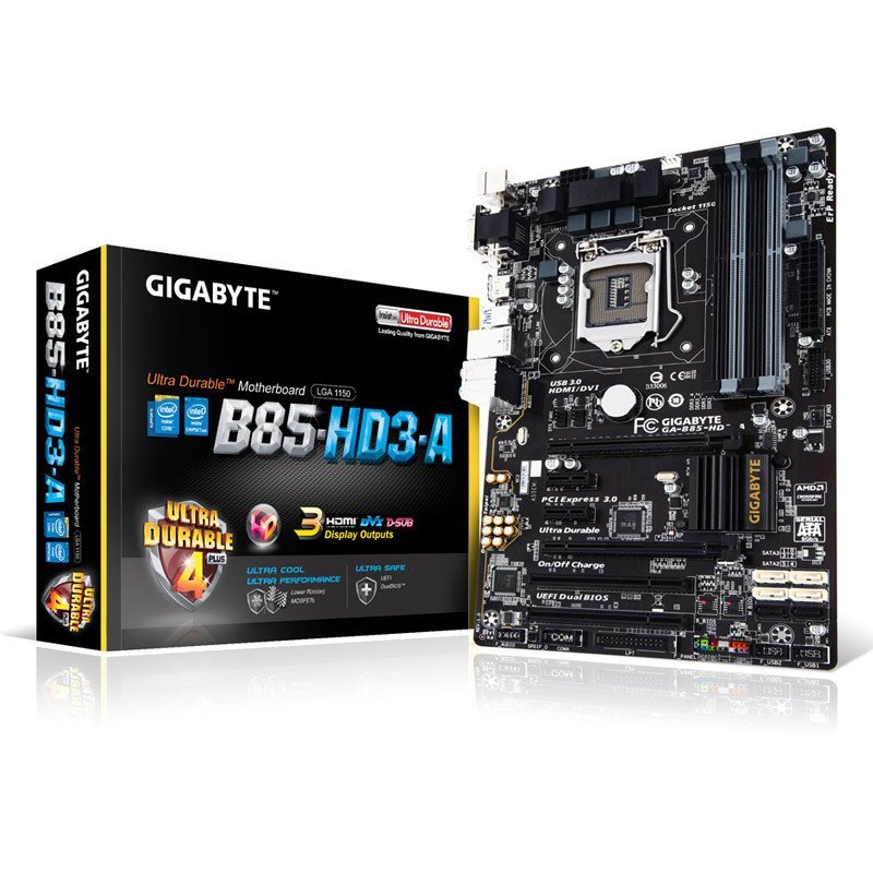 技嘉（GIGABYTE）B85-HD3-A主板 (Intel B85/LGA 1150)