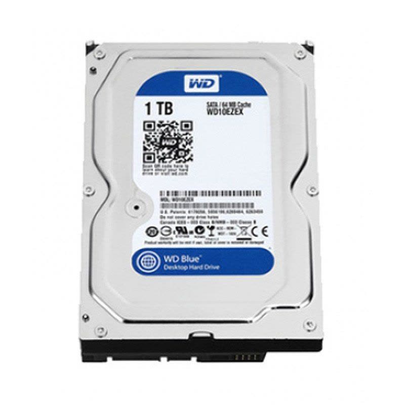 西部数据 WD 蓝盘 1TB SATA3 6Gb/s 7200转64M 台式机硬盘WD10EZEX图片