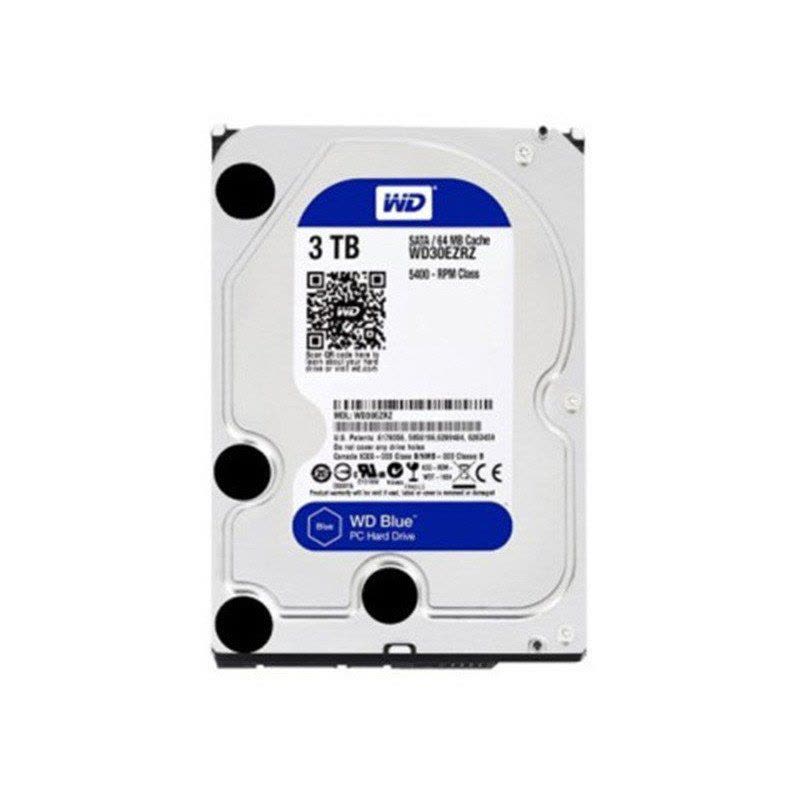 西部数据（WD）蓝盘 3TB SATA6Gb/s 64M 台式机硬盘（WD30EZRZ）图片