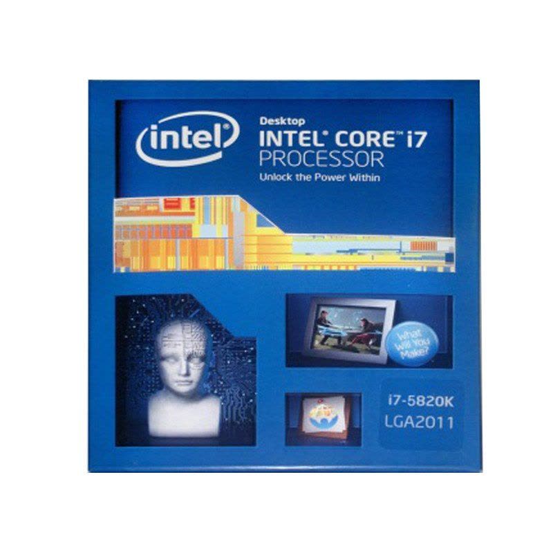 英特尔（Intel）Extreme系列 酷睿六核i7-5820K 2011-V3接口 盒装CPU处理器图片