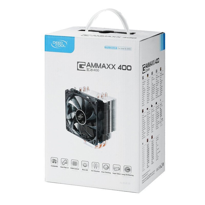 九州风神(DEEPCOOL) 玄冰400 多平台 CPU散热器 蓝光版