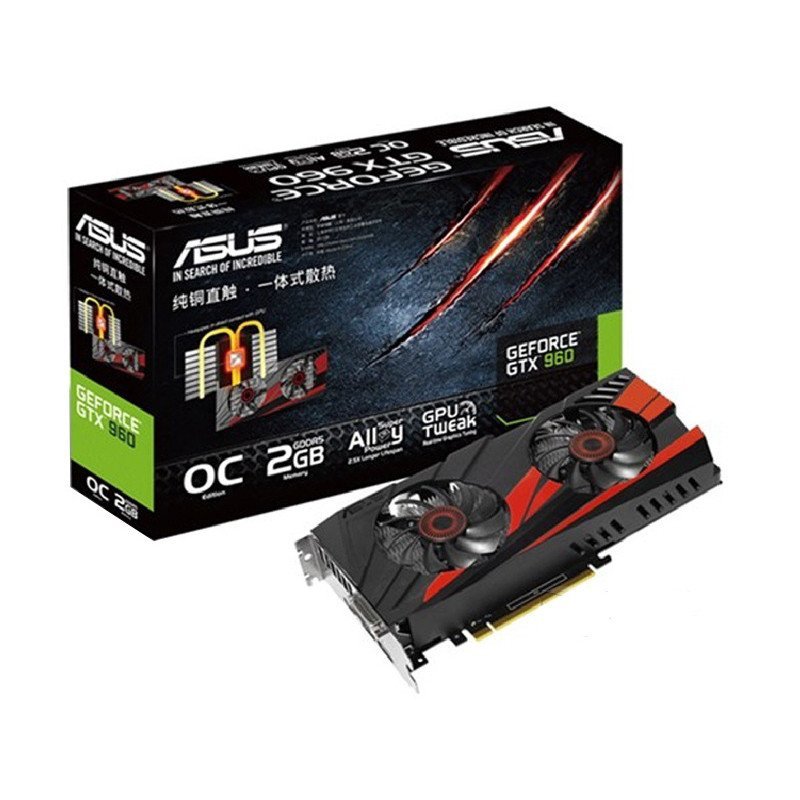 华硕gtx960冰骑士假卡图片