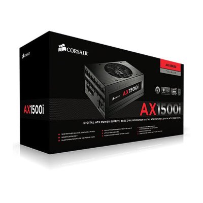 海盗船（CORSAIR） 额定1500W AX1500i 数字电源（80PLUS钛金 牌/全模组/14CM风扇/数字控制