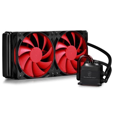 九州风神（DEEPCOOL）captain 240 CPU散热器 (多平台/一体水冷/静音/高效水冷泵)