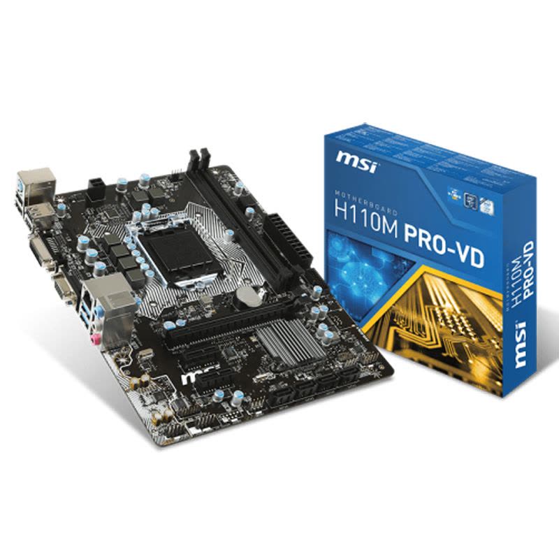 微星（MSI）H110M PRO-VD主板 （Intel H110/LGA 1151）图片