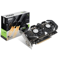 微星（MSI）GTX1050TI 飙风 4G 双风扇 游戏显卡 台式机显示卡