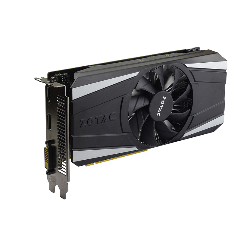 索泰（ZOTAC）GeForce GTX1050-2GD5雷霆版 PA 2G/128bit GDDR5 显卡