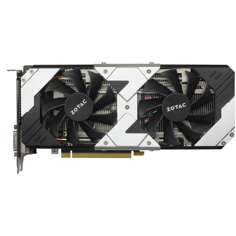 索泰（ZOTAC）Geforce GTX1060-6GD5 霹雳版HB 6G/192bit GDDR5 显卡