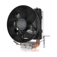酷冷至尊(Cooler Master) 暴雪T20 CPU 散热器 支持多平台/2热管/传Fin工艺/80mm低噪风扇