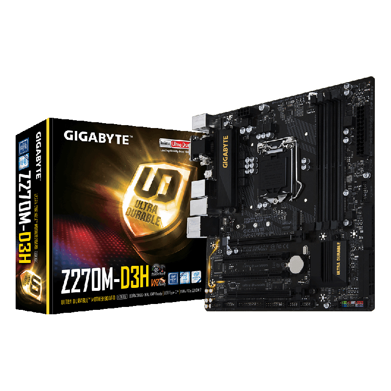 技嘉gigabytez270md3h主板intelz270lga1151