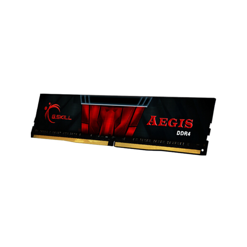 芝奇(G.SKILL) AEGIS系列 DDR4 2133频率 8G 台式机内存(黑红色)