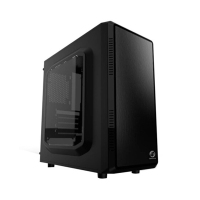 Tt（Thermaltake）启航者S3 黑色 小板机箱（支持24cm水冷排/背部理线/U3/支持长显卡/游戏机箱）