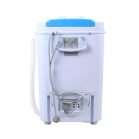 艾思玛AisimaRo XPB22-1208 2.2公斤蓝色 单桶小型迷你洗衣机 带甩干脱水 半自动婴儿小洗衣机