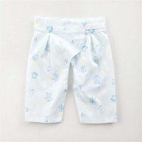 英氏内衣春夏款133940婴儿纱布内衣开裆裤长裤