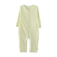 英氏内衣春夏款 婴幼儿竹棉内衣133600 对襟蛤衣 连体衣