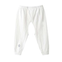 英氏内衣春秋款 婴儿纯棉提花内衣裤宝宝开裆裤裤子143040