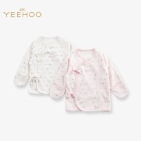 英氏内衣 新生婴儿纯棉四季内衣和袍上衣143704