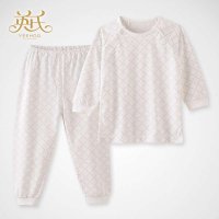 英氏春夏内衣婴幼儿全纯棉针织内衣套装144109