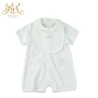 英氏正品15夏款童装 婴幼儿宝宝纯棉连体 爬服蛤衣152266/152267