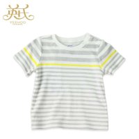 英氏正品15年夏款童装 男宝宝纯棉条纹短袖套头衫短袖T恤152346