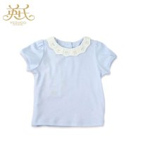 英氏正品15夏款童装 女宝宝婴儿外出服 短袖纯棉T恤上衣152183