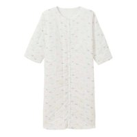 英氏正品春夏款睡袋 婴幼儿 睡袋 儿童纯棉纱布 睡袋 防踢被中睡袋154116/154121