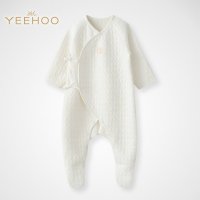 英氏15秋冬内衣婴儿衣服爬服 新生儿连体衣哈衣 宝宝连体衣134019