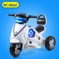 纽奇 儿童电动车 三轮儿童车可坐人儿童摩托车 3-8岁男孩童车礼物 9805(白色)