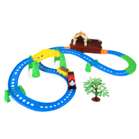 勾勾手 玩具车 儿童玩具电动轨道托马斯小火车男孩益智玩具套装 百变奇趣轨道车(中）