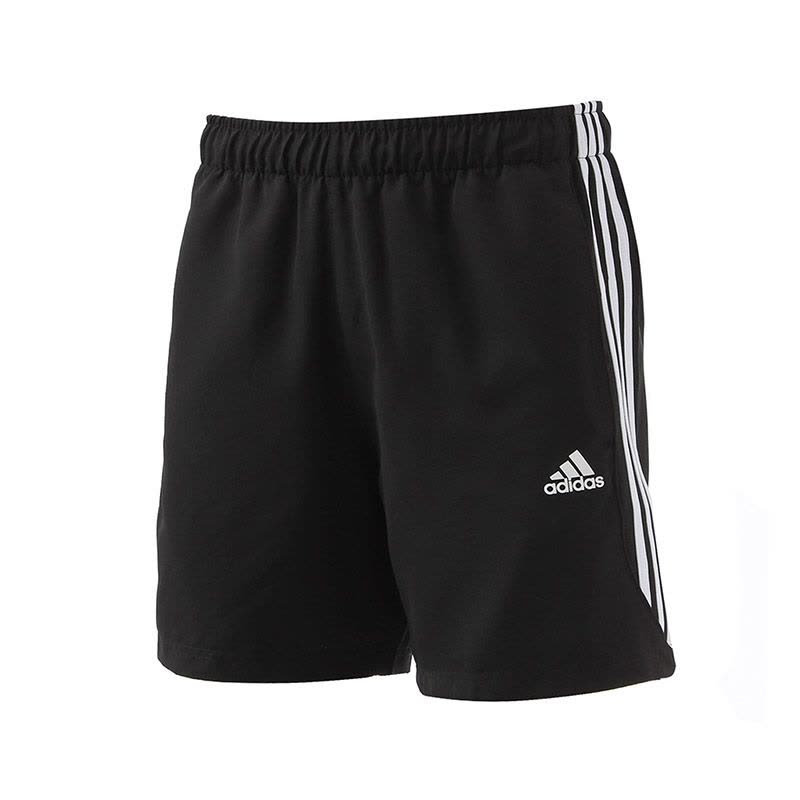 adidas阿迪达斯男装运动短裤综合训练运动服F86297 L 黑色图片