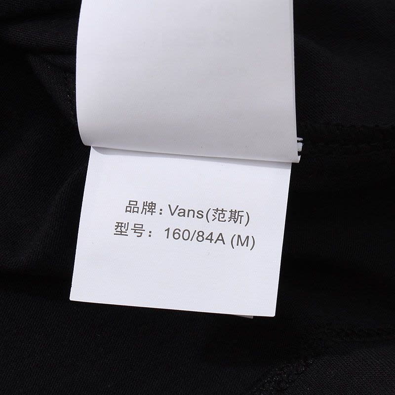范斯VANS女运动休闲短袖T恤夏新款VN0A3432BLK图片