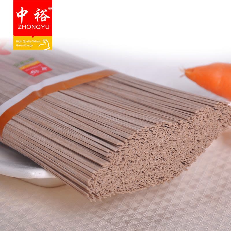 中裕(ZHONGYU)荞麦挂面（800g*3）面 挂面 面条 细面条 爽滑劲道耐煮面条无添加图片
