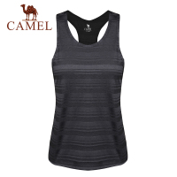 CAMEL骆驼户外运动背心 2019新款微透女款宽松罩衫跑步瑜伽速干透气健身上衣